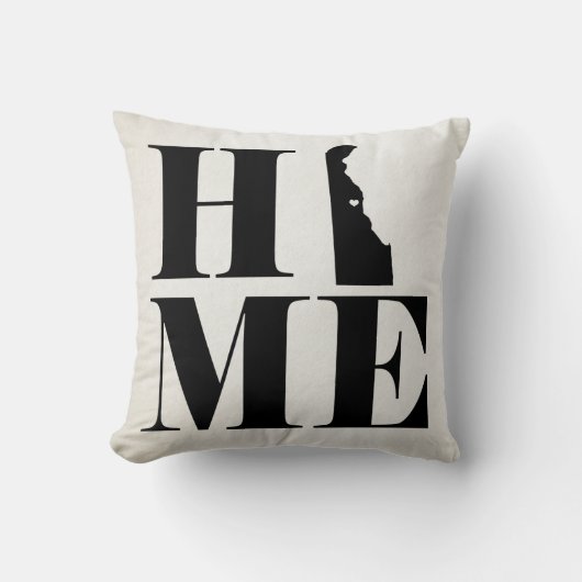 ホームデラウェア州ピローあなたの色を選択 クッション (正面)