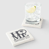 ホームトラベラーズレストサウスカロライナ ストーンコースター (横)