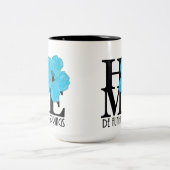 ホームドゥフニアックスプリングス15ozブルーハイビスカス ツートーンマグカップ (中央)