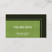 ホームドクターの名刺-モノグラム 名刺 (裏面)