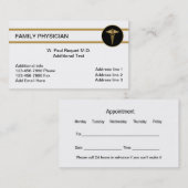 ホームドクター名刺 予約カード (正面/裏面)