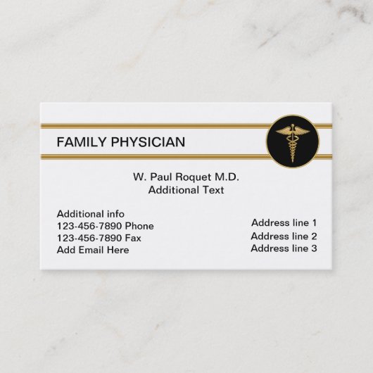 ホームドクター名刺 予約カード (正面)