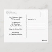 ホームドッグ移動引っ越しました告知はがき ポストカード (裏面)