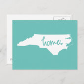 ホームノースカロライナカスタム州カラー ポストカード (正面/裏面)