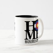 ホームハイランズランチコロラド11oz ツートーンマグカップ (正面右)