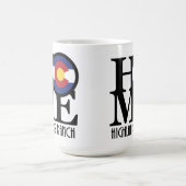 ホームハイランズランチコロラド15oz コーヒーマグカップ (中央)