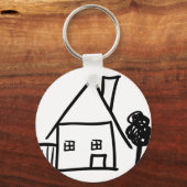 ホームハウスアイコン キーホルダー (正面)