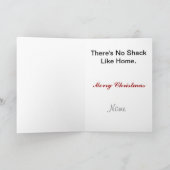 ホームハムラジオクリスマスカードのようなシャックがない シーズンカード (内部)