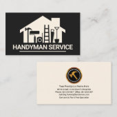 ホームハンドマニツールのシルエット 名刺 (正面/裏面)