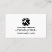 ホームハンマー垂直工具線 名刺 (裏面)