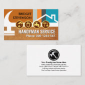 ホームハンマー垂直工具線 名刺 (正面/裏面)