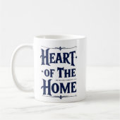 ホームハート | 名前パーソナライズされたの変更 コーヒーマグカップ (左)