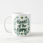 ホームハート | 名前パーソナライズされたの変更 コーヒーマグカップ (左)