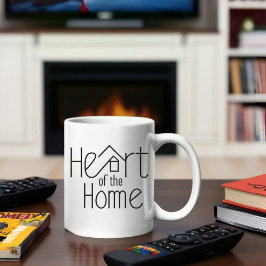 ホームハート | 名前パーソナライズされたの変更 コーヒーマグカップ