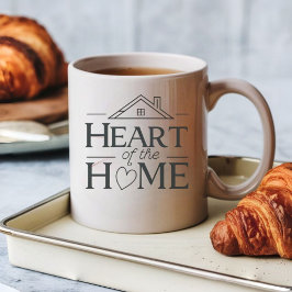 ホームハート | 名前パーソナライズされたの変更 コーヒーマグカップ