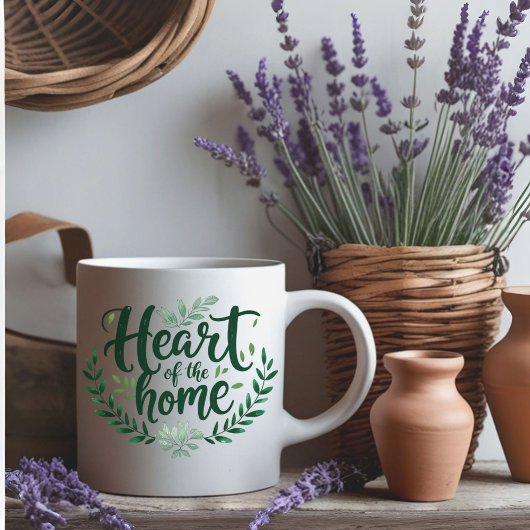 ホームハート | 名前パーソナライズされたの変更 コーヒーマグカップ