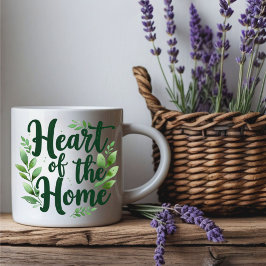 ホームハート | 名前パーソナライズされたの変更 コーヒーマグカップ