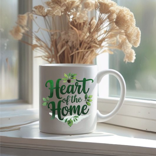 ホームハート | 名前パーソナライズされたの変更 コーヒーマグカップ