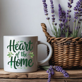 ホームハート | 名前パーソナライズされたの変更 コーヒーマグカップ