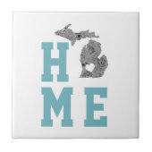 ホームバイミシガンザレイク素晴らしス州デコール タイル (正面)