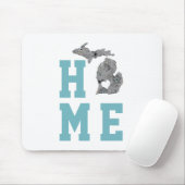 ホームバイミシガンザレイク素晴らしス州 マウスパッド (マウス)
