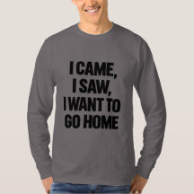 ホームバウンド モットー タイポグラフィーTシャツ