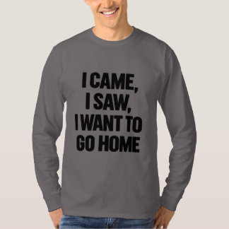 ホームバウンド モットー タイポグラフィーTシャツ Tシャツ