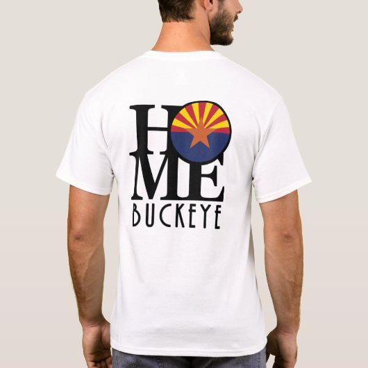 ホームバケツアリゾナ Tシャツ (裏面)