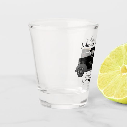 ホームバーおもしろいムーンシャインショットグラス ショットグラス (左)