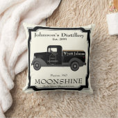 ホームバーおもしろいムーンシャインジュグヴィンテージ クッション (ブランケット)