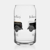 ホームバーおもしろいムーンシャインビールカンガラス飲み物用品 ガラス缶 (右)