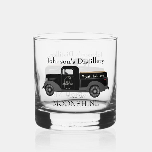 ホームバーおもしろいムーンシャインロックスウィスキーグラス ウイスキーグラス (裏面)