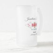 ホームバータバーンパブマンケーブコールドビール フロストグラスビールジョッキ (正面右)