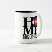 ホームバーリントンコロラド15oz ツートーンマグカップ (正面右)