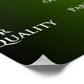 ホームパフォーマンスの分類 ポスター (角)