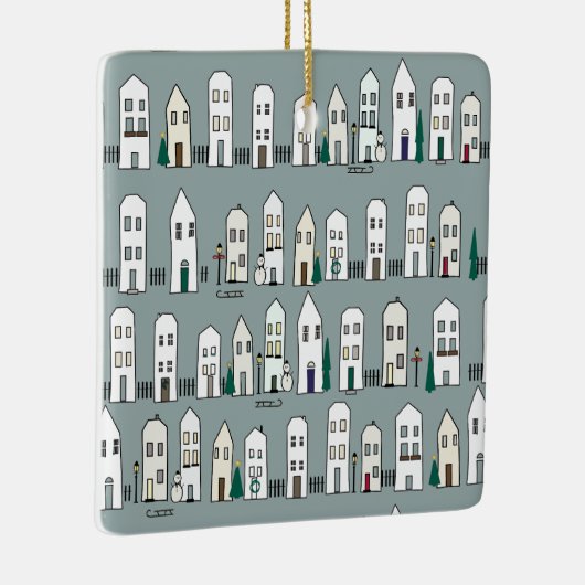 ホームパーソナライズされたクリスマスオーナメント セラミックオーナメント (右)