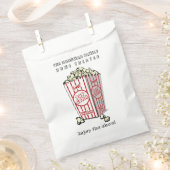 ホームパーソナライズされたシアターカスタムポップコーン フェイバーバッグ (クリップ留めされた状態)