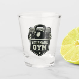 ホームパーソナライズされたジムケトルベルフィットネストレーナー ショットグラス