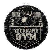 ホームパーソナライズされたジムケトルベルフィットネストレーナー ダーツボード (正面)