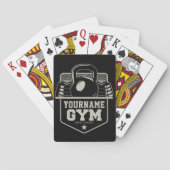 ホームパーソナライズされたジムケトルベルフィットネストレーナー トランプ (裏面)