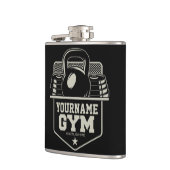 ホームパーソナライズされたジムケトルベルフィットネストレーナー フラスク (左)