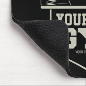 ホームパーソナライズされたジムケトルベルフィットネストレーナー マウスパッド (コーナー)