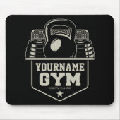 ホームパーソナライズされたジムケトルベルフィットネストレーナー マウスパッド (正面)
