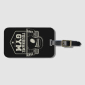 ホームパーソナライズされたジムケトルベルフィットネストレーナー ラゲッジタグ (正面横)