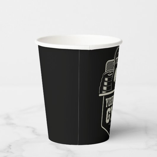 ホームパーソナライズされたジムケトルベルフィットネストレーナー 紙コップ (右)