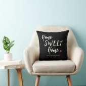 ホームパーソナライズされたスイートホームの名前 クッション (椅子)