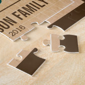 ホームパーソナライズされたスイートホームファミリーウェルカムサイン ジグソーパズル (側面)