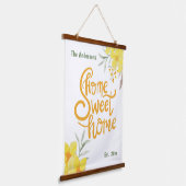 ホームパーソナライズされたスウィートホームビューティフルデコールウォール 吊り下げ型タペストリー (傾斜あり)