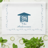 ホームパーソナライズされたスウィートホーム キッチンタオル (折り畳み)