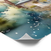 ホームパーソナライズされたスウィートホーム ポスター (角)